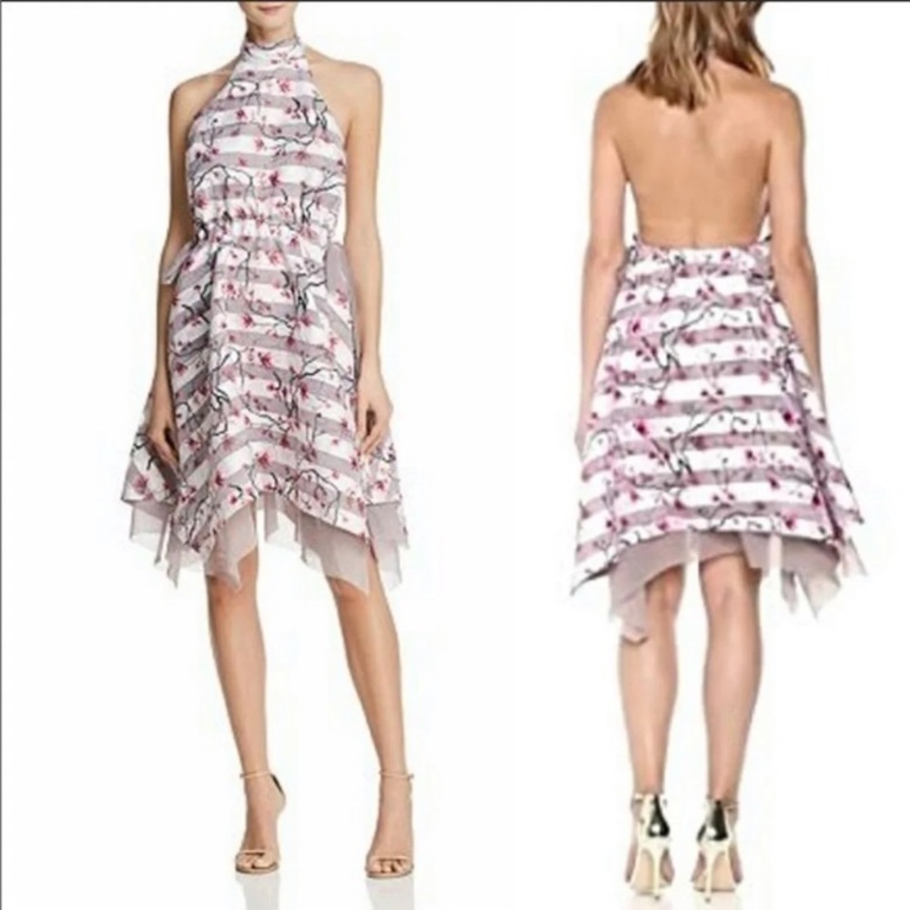 ELLIATT Sparkler Cherry Halter Dress - SPARKLER CHERRY BLOSSOM HALTER DRESS
